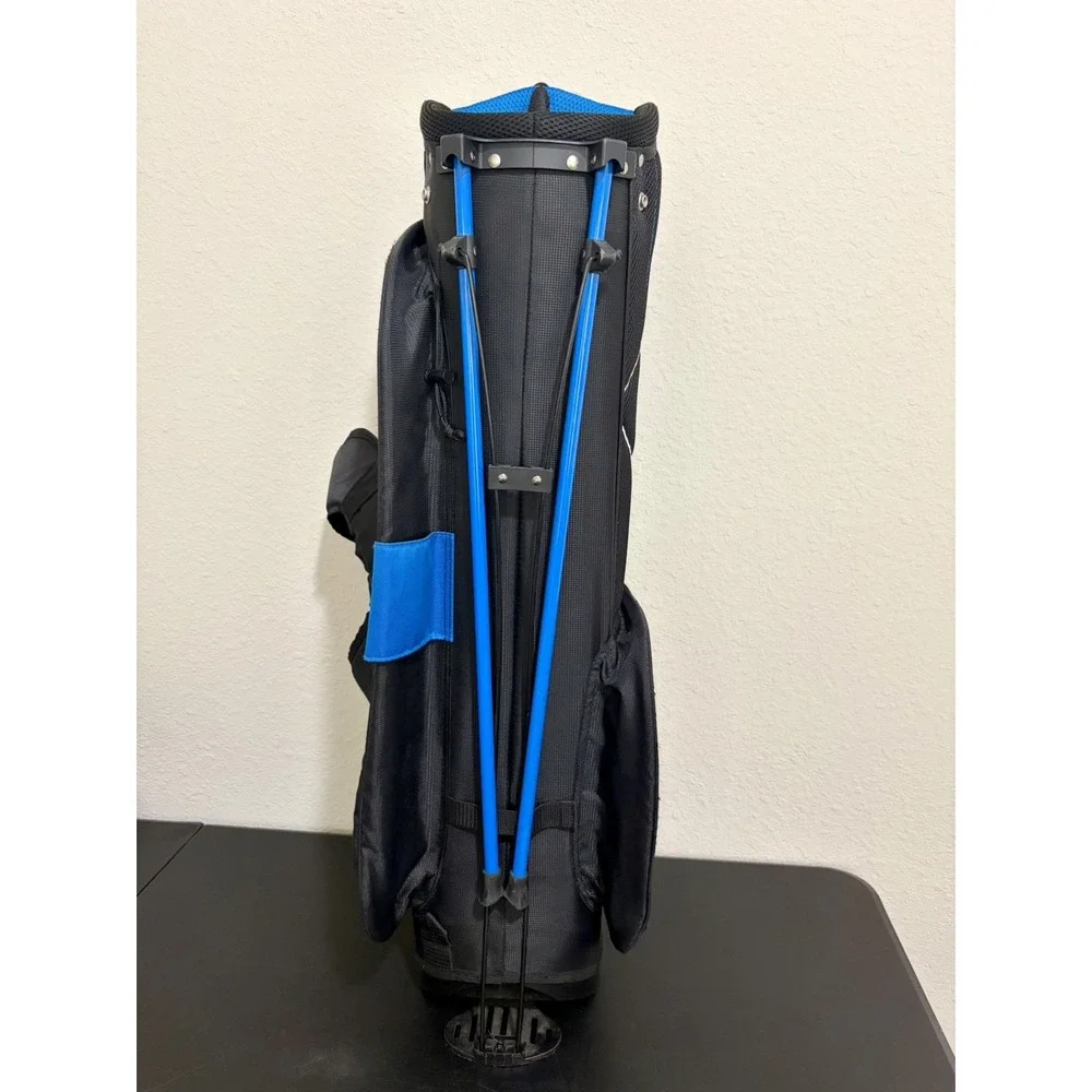 Callaway Strata Blue Golf Stand Carry Sunday Bag 7 Way Divider 5 Pocket No Cover